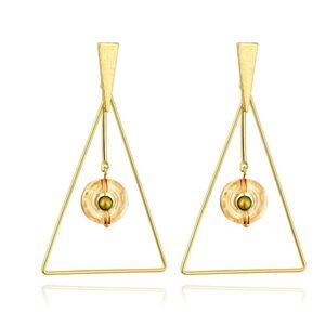Earrings Gold 18k plated Swarovski authentic pearl
